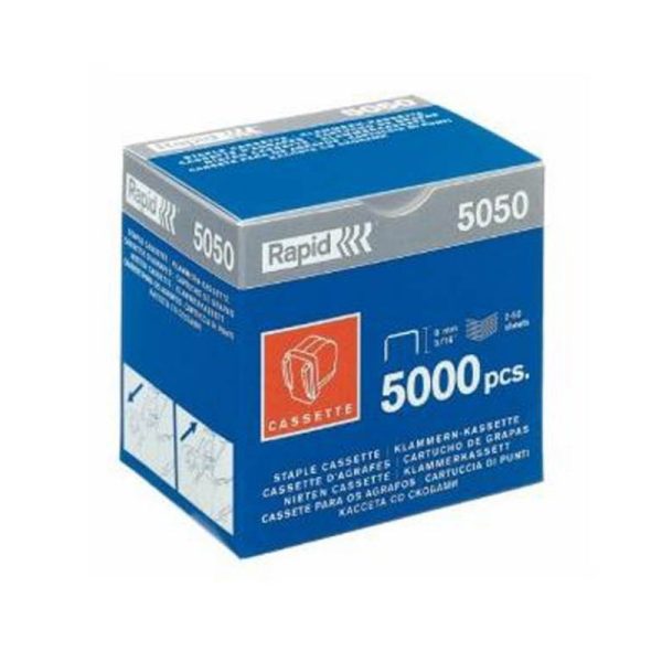 Rapid R5050 GRAPAS RAPID CASSETE 5050E 5000U – Papelería Tetuan